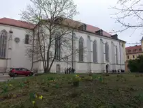 Zeitz, Dom St. Peter und Paul, erbaut ab 1028, Umbau zur gotischen Hallenkirche im 14. Jahrhundert (29.03.2024)