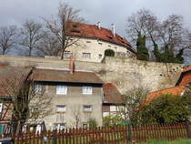 Hornburg, Grenzburg des Bistums Halberstadt, erbaut ab 994, Wiederaufbau im 13. Jahrhundert (23.03.2024)