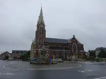Nieppe, Pfarrkirche Saint Martin, erbaut ab 1920 (06.09.2024)