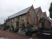 Eecke, Pfarrkirche St. Wulmar am Platz La Place (06.09.2024)