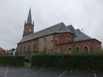 Winnezeele, Pfarrkirche St. Martin, erbaut im 17. Jahrhundert (06.09.2024)