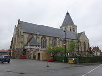 Zegerscappel, Pfarrkirche St. Omer Kirche, erbaut im 12. Jahrhundert (06.09.2024)