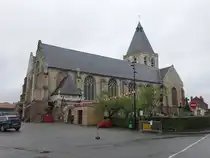 Zegerscappel, Pfarrkirche St. Omer Kirche, erbaut im 12. Jahrhundert (06.09.2024)