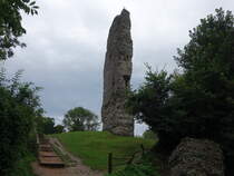 Bramber Castle, Ruine einer normannischen Erdhgelburg aus dem 11. Jahrhundert (07.09.2024)