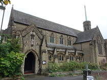 Petworth, Pfarrkirche St. Mary, erbaut im 13. Jahrhundert, Nordschiff 14. Jahrhundert, Turm erhht 1804 (07.09.2024)