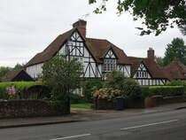 Compton, Fachwerkhaus in der Strae The Street (07.09.2024)