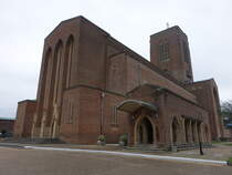 Guildford, Kathedrale Hl. Geist auf dem Stag Hill, erbaut von 1932 bis 1961 durch den Architekten Edward Maufe (07.09.2024)