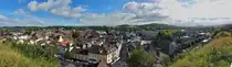 Panoramabild von der Burgruine auf Valkenburg. 12.09.2024
