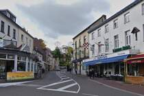 Fahrrad Stadt Valkenburg steht auf der Werbung zu Beginn des Cauberg in Valkenburg. 12.09.2024