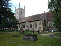 Reading, Pfarrkirche St. Mary, erbaut im 11. Jahrhundert (08.09.2024)