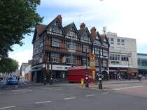 Reading, Fachwerkhuser in der St. Mary Street (08.09.2024)