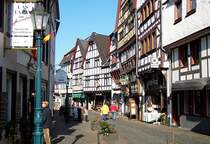 Sch�ne Fachwerkh�user in der Orchheimer Stra�e - Bad M�nstereifel - 08.02.2005