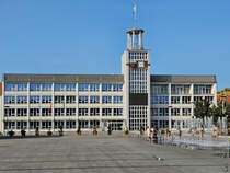 Das Rathaus von Koszalin (Kzlin) wurde in den 1960er Jahren erbaut, da der Vorgngerbau 1945 vollstndig ausbrannte. (September 2024)