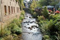 Fl��chen Erft mitten durch Bad M�nstereifel - 17.02.2008