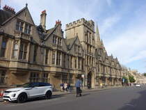 Oxford, Brasenose College in der High Street, gegrndet 1509 (09.09.2024)