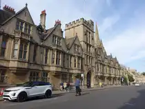 Oxford, Brasenose College in der High Street, gegr�ndet 1509 (09.09.2024)