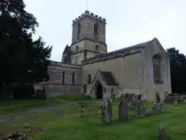 Stanton Harcourt, Pfarrkirche St. Michael in der Main Road, erbaut im 13. Jahrhundert (10.09.2024)