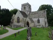Minster Lovell, Pfarrkirche St. Kenelm, erbaut ab 1450 im Perpendicular-Gotik-Stil (10.09.2024)