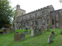 Waddesdon, Pfarrkirche St. Michael, erbaut im 12. Jahrhundert, 1863 restauriert durch den Architekten  J. Chatwin (10.09.2024)