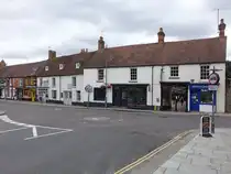 Buckingham, historische H�user in der High Street (10.09.2024)