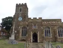 Ampthill, Pfarrkirche St. Andrew, erbaut im 14. Jahrhundert, Kirchturm erbaut 1506 (10.09.2024)