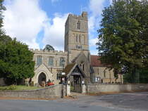 Felmersham, Pfarrkirche St. Mary, erbaut im 13. Jahrhundert (11.09.2024)