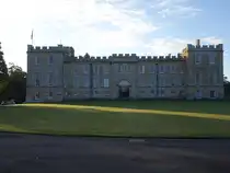 Kimbolton Castle, erbaut im 12. Jahrhundert durch Geoffrey Fitz Peter, 1. Earl of Essex, ver�ndert im 15. Jahrhundert (12.09.2024)