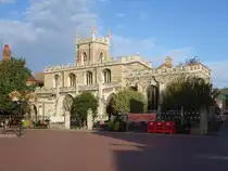Huntingdon, Pfarrkirche All Saints, erbaut im 15. Jahrhundert, umgebaut 1874 (12.09.2024)