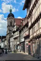 G�ttingen: Impressionen aus der Stadt, die Wissen schafft.
Fachwerk-Ensemble mit der katholischen Kirche St. Michael in der Kurzen Stra�e.

🕓 16.6.2024 | 10:35 Uhr