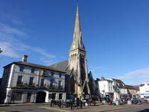St. Ives, Free Church am Market Hill, erbaut 1860 (12.09.2024)