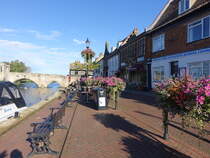 St. Ives, Promenade The Quay am Great Ouse River (12.09.2024)