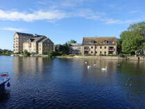 St. Ives, Huser am Enderbys Wharf am Great Ouse River (12.09.2024)