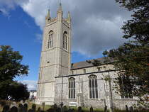 Bungay, Prioratskirche St. Mary, erbaut im 14. und 15. Jahrhundert, restauriert 1879 (13.09.2024)