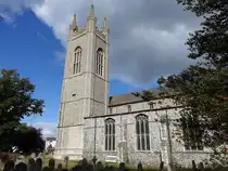 Bungay, Prioratskirche St. Mary, erbaut im 14. und 15. Jahrhundert, restauriert 1879 (13.09.2024)
