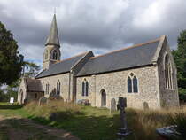 Walpole, Pfarrkirche St. Mary, erbaut bis 1870 durch den Architekten H.M. Eyton (13.09.2024)
