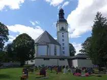 Pretzschendorf, evangelische Kirche, erbaut von 1732 bis 1734 (14.07.2024)