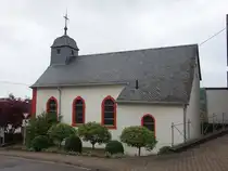 Menningen, Pfarrkirche St. Clemens, erbaut im 18. Jahrhundert (01.08.2024)