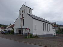 Michelbach, Pfarrkirche Maria Schmerzen, erbaut 1933 (01.08.2024)