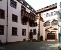 Freiburg, im Innenhof des Rathauses, April 2015