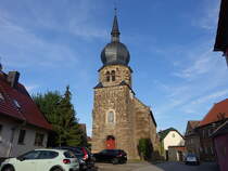 Wetzendorf, evangelische St. Kilian Kirche, erbaut bis 1867 (22.09.2024)