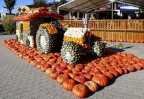 Feldkirch im Markgrflerland, Krbiskunst auf dem Bohrerhof, Sept.2022