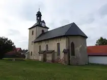 Gorenzen, evangelische St. Laurentius Kirche, erbaut bis 1270 (23.09.2024)