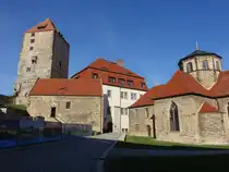 Querfurt, Marterturm, Brauhaus, F�rstenhaus und Burgkapelle in der Burg (23.09.2024)