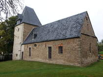 Einzingen, evangelische St. Laurentius Kirche, erbaut ab 1320 (24.09.2024)