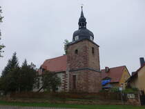 Schnfeld, evangelische St. Kilian Kirche, erbaut von 1747 bis 1748 (24.09.2024)