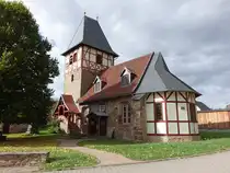 Dittichenrode, evangelische Kirche St. Marien und Anna, sp�tgotisch (27.09.2024)