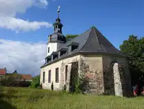 Friesdorf, evangelische St. Martin Kirche, erbaut 1718 (27.09.2024)