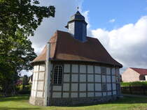 Siptenfelde, evangelische St. Paulus Kirche, erbaut 1682 (27.09.2024)