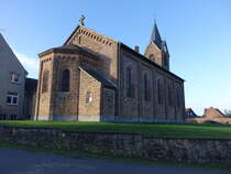 Brunrode, evangelische St. Nikolaus Kirche, erbaut 1881 (28.09.2024)