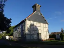 Neuplatendorf, evangelische St. Sixtus Kirche, erbaut 1781 (28.09.2024)